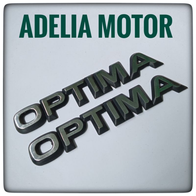 Emblem optima Huruf optima bacaan optima lambang optima opel