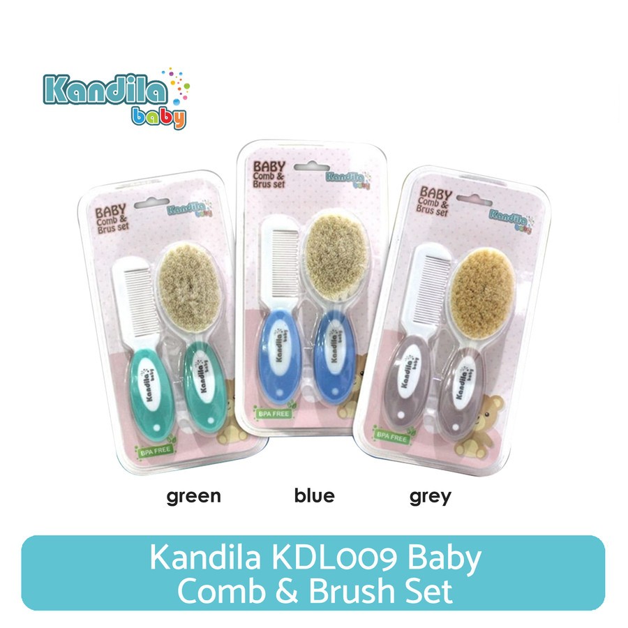 PERA535 KANDILA BABY COMB AND BRUSH SET KDL009 SISIR BAYI