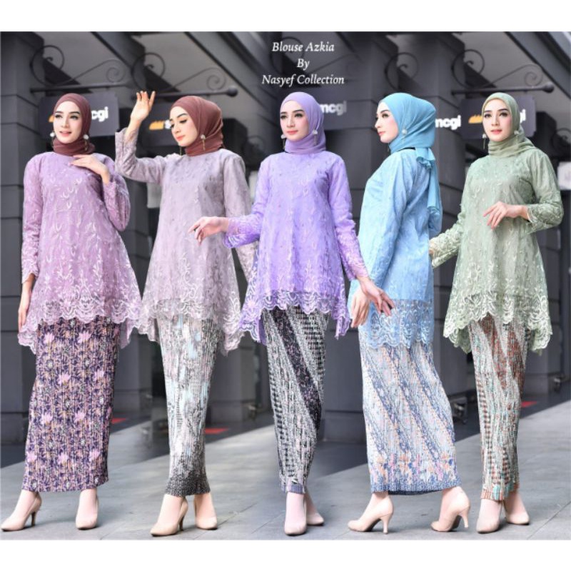 KEBAYA ORIGINAL//KEBAYA MODERN//BLOUSE AZKIA//BAJU PESTA//BAJU WISUDA//KEBAYA MODERN//By Nasyef Collection