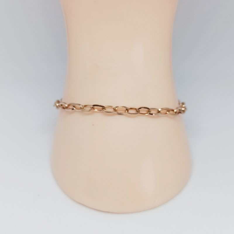 Gelang Titanium Rantai Rosegold G01180