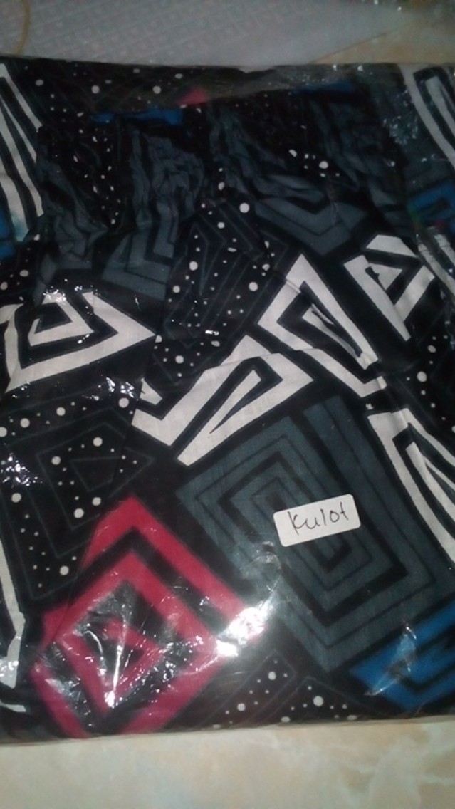 Nj Ramia Kulot Sogan Motif Batik Jarik Lawasan Solo Palzo Cullotes Pants Murah Kulot Batik Murahl