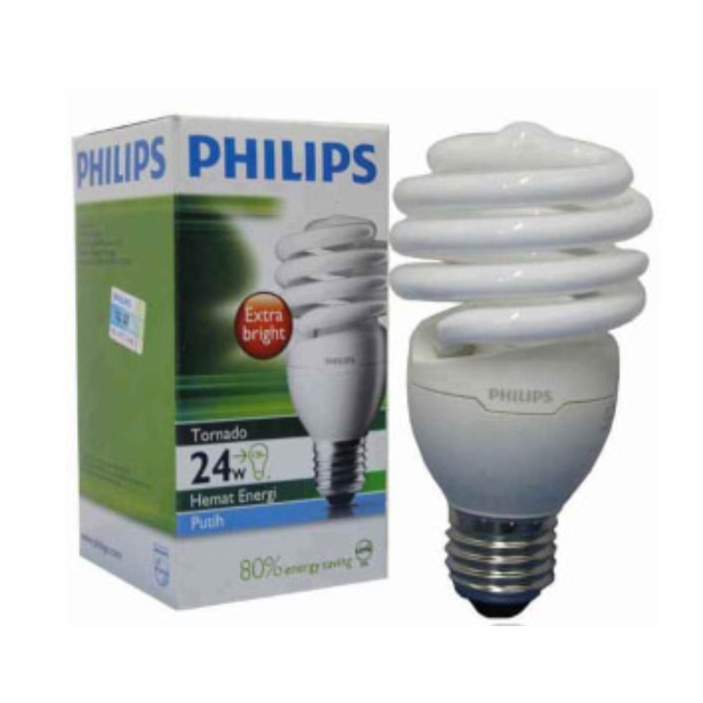 PROMO Lampu Philips Tornado 24 watt spiral 24 w lampu philip tornado ...