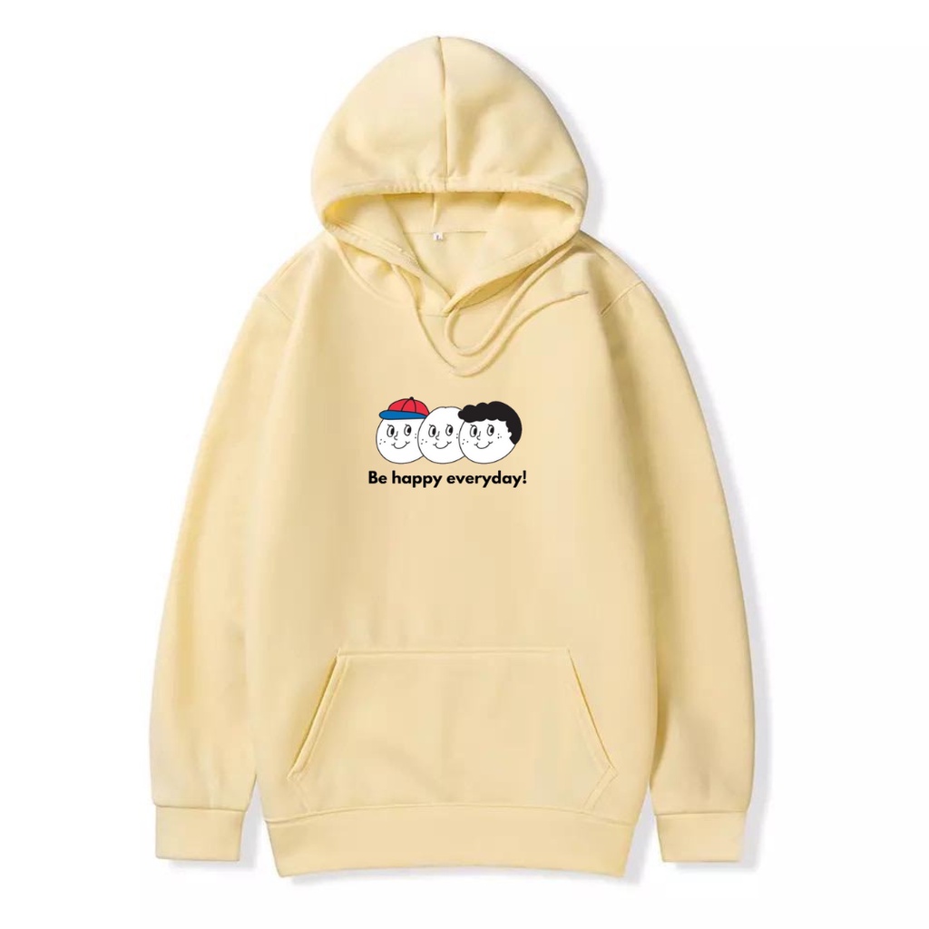 BE HAPPY EVERYDAY HOODIE JUMPER ANAIRAOFFICIAL