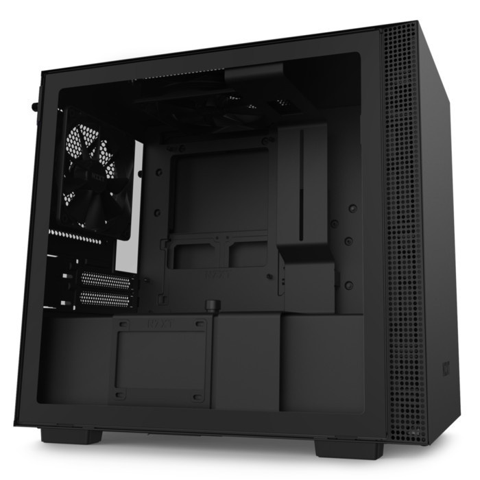 NZXT H210 MATTE BLACK - MINI ITX SIDE TEMPERED GLASS