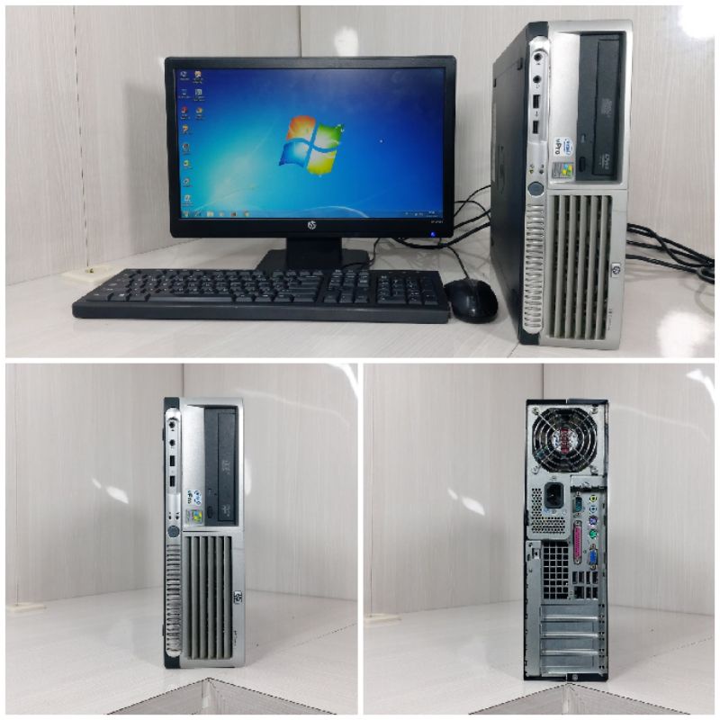 Paketan Pc Hp Compaq Dc7700 SffCore 2duo Ram 2Gb Ddr2 Hdd 160Gb