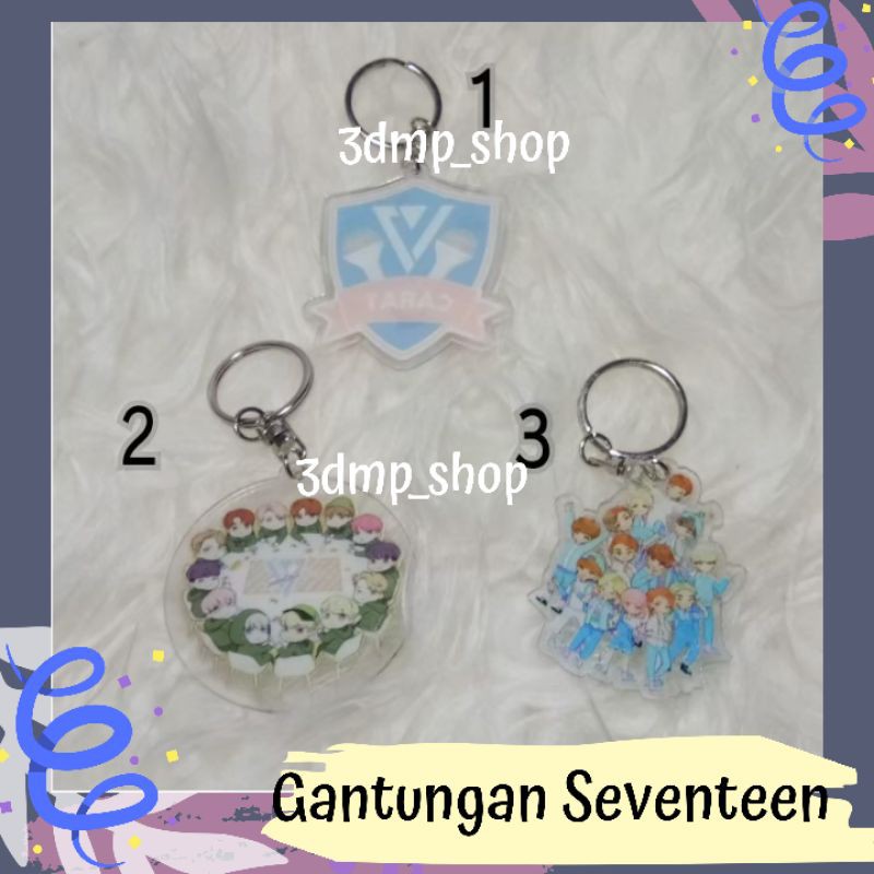 Gantungan Ganci Keychain Seventeen kpop