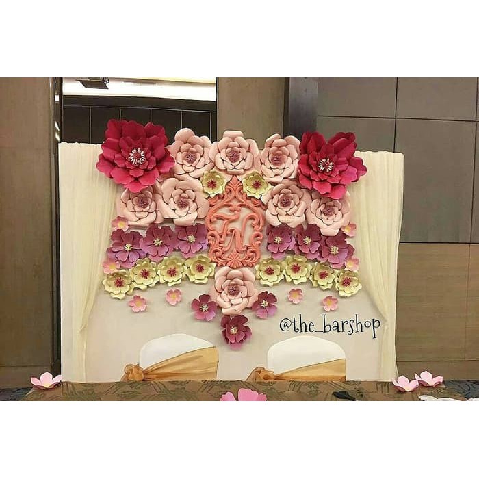 

Paper flower dekorasi bunga kertas 35