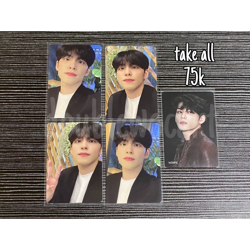 photocard pc wonpil shopee x eod + shinhan set