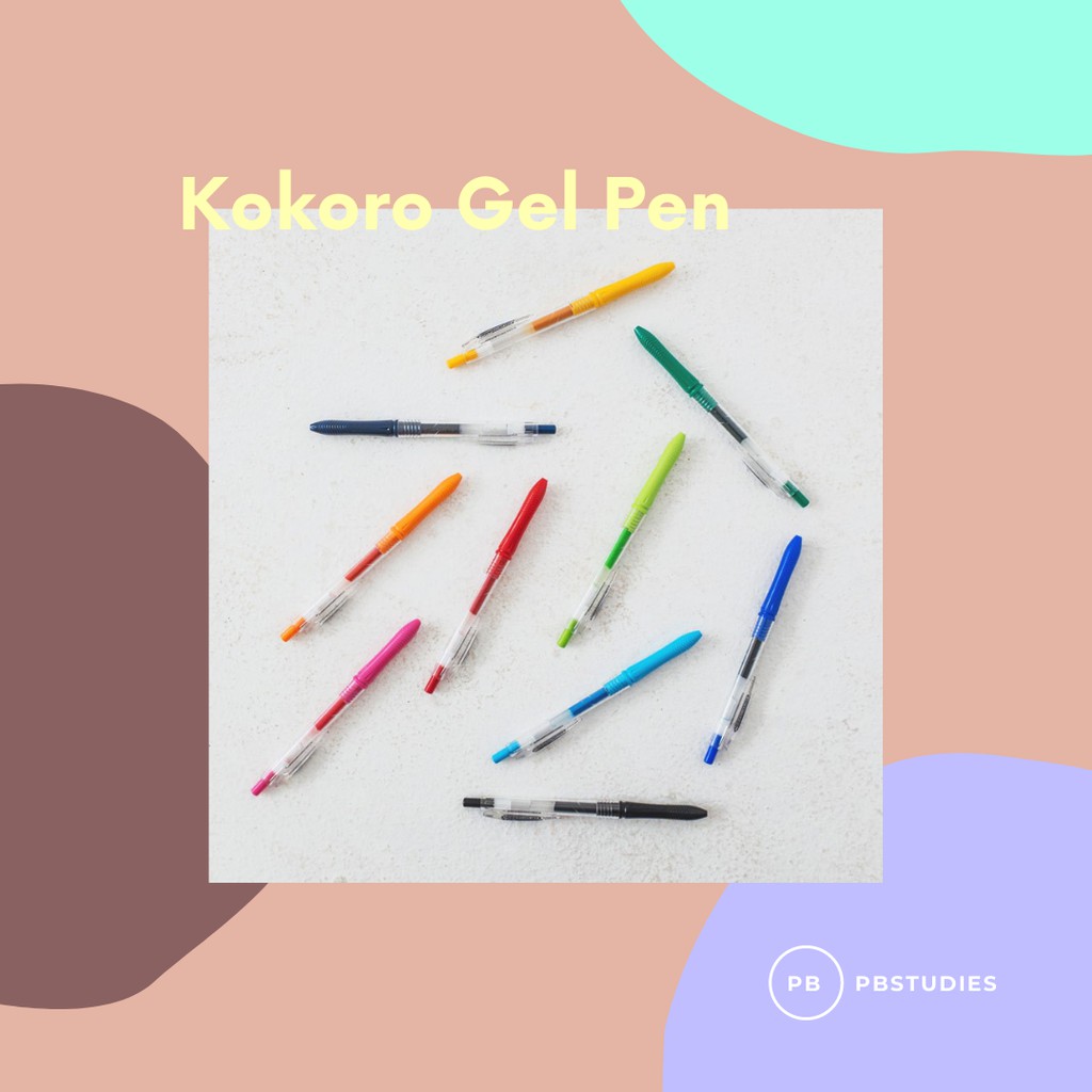 

ZEBRA KOKORO BALLPEN BOLPEN WARNA 0.5 PENA ORIGINAL GEL INK PEN