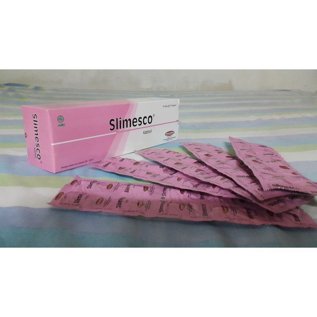 Slimesco 500 Mg - Kapsul - Obat Diet - Per Strip (10 Kapsul)