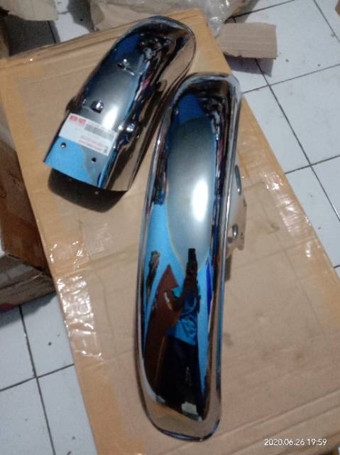 Spakbor Depan Belakang Rx King Old Rxs Chroom three star-2