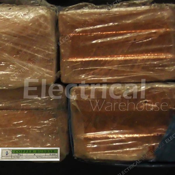 RAIL COPPER RC BUSBAR IMPORT 8x40mm 4 Meter ( PLAT TEMBAGA 8x40 8 x 40 mm )