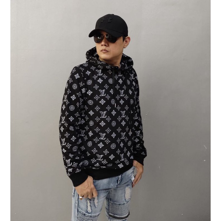 SWEATER HOODIE PRIA LV IMPORT PREMIUM ATASAN PRIA LOUIS VUITTONN IMPORT PREMIUM QUALITY FASHION PRIA
