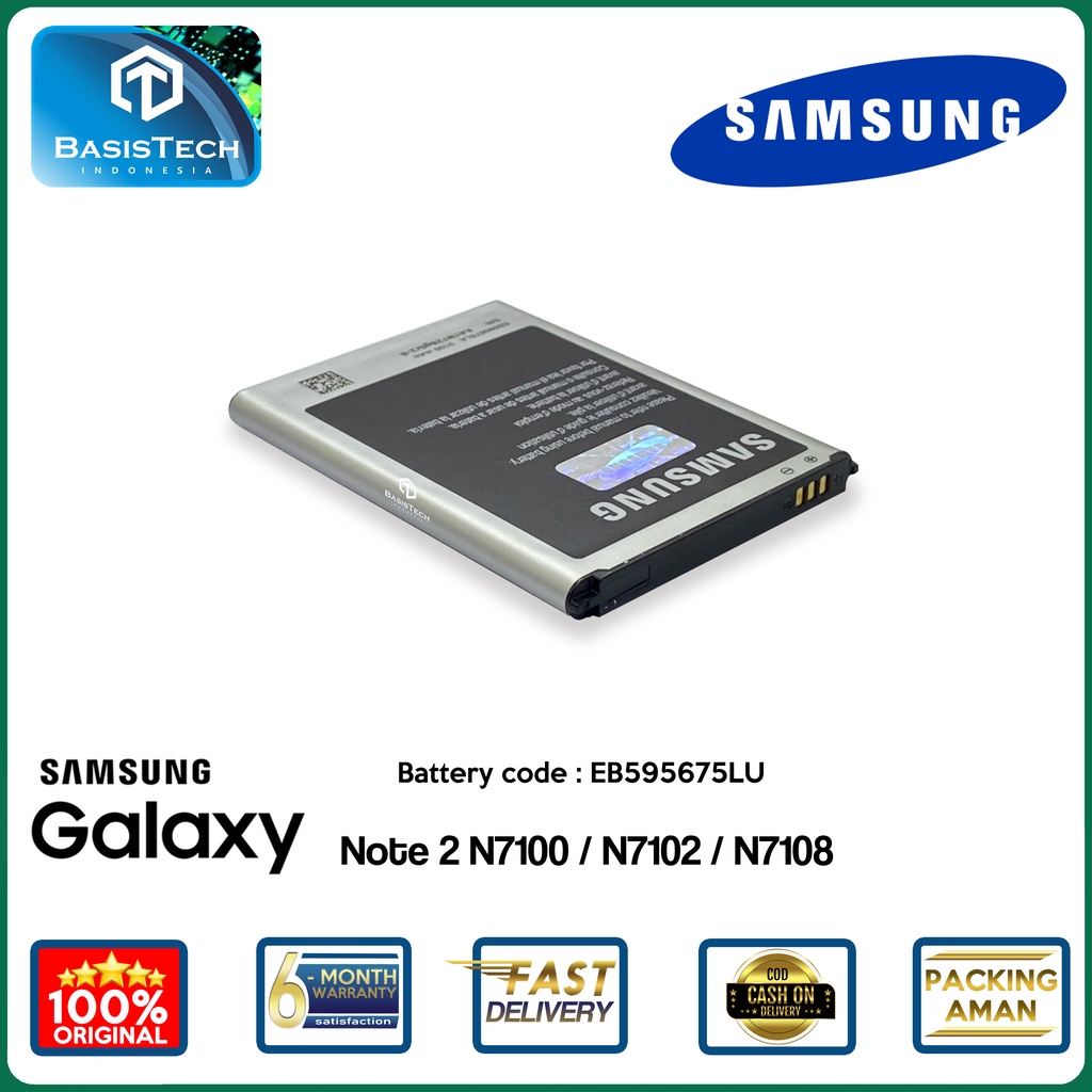 BATERAI SAMSUNG NOTE 2 N7100 N7102 N7108 - EB595675LU - ORI