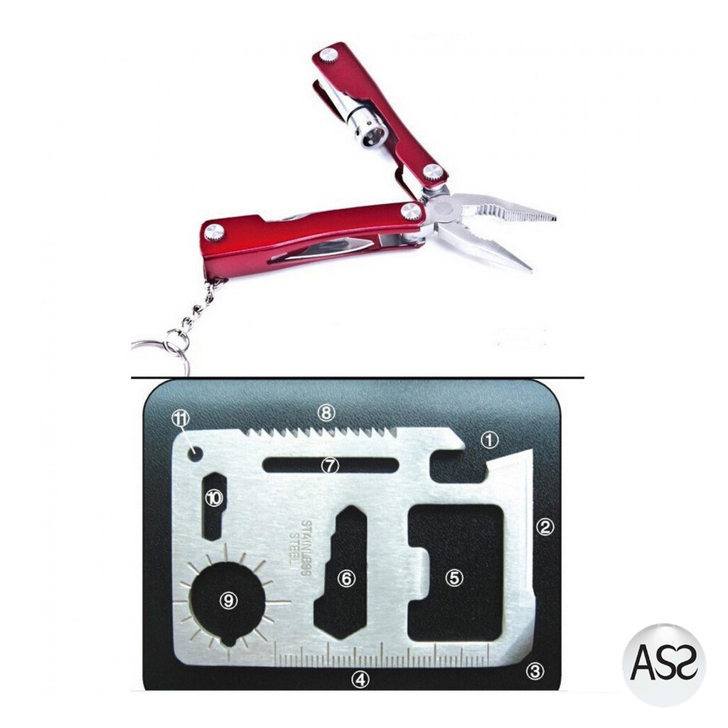 ASS Shop - Portable SOS Tool Kit Earthquake Emergency Outdoor Survival JT0221