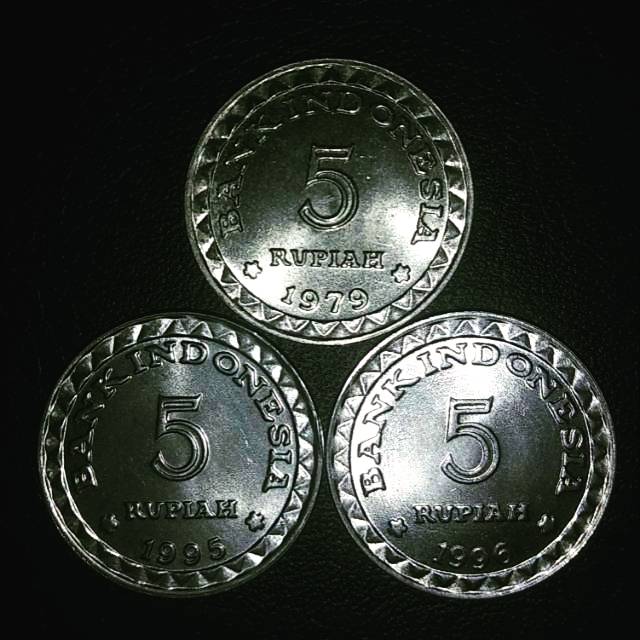 Koin Kuno Set 5 Rupiah Keluarga Berencana