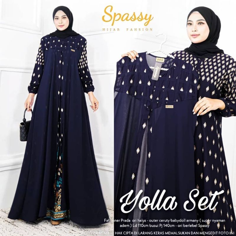 Yolla Kinana set maxy dress