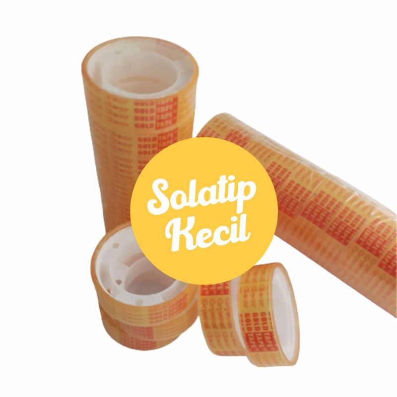 

(1roll) Selotip kecil bening murah/selotip kado bening / cello 3 yard
