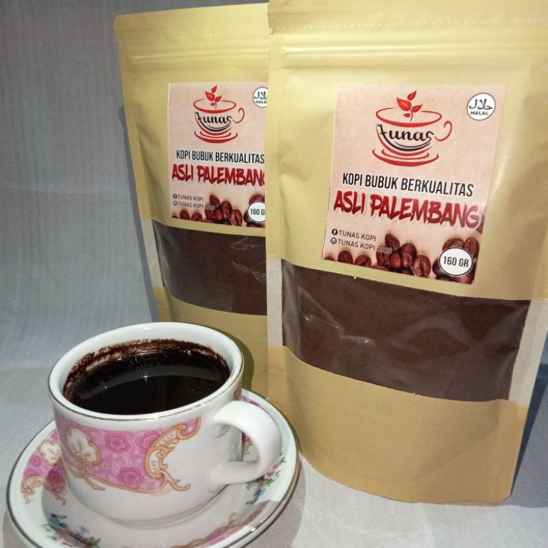 

Kopi Bubuk Hitam asli Palembang