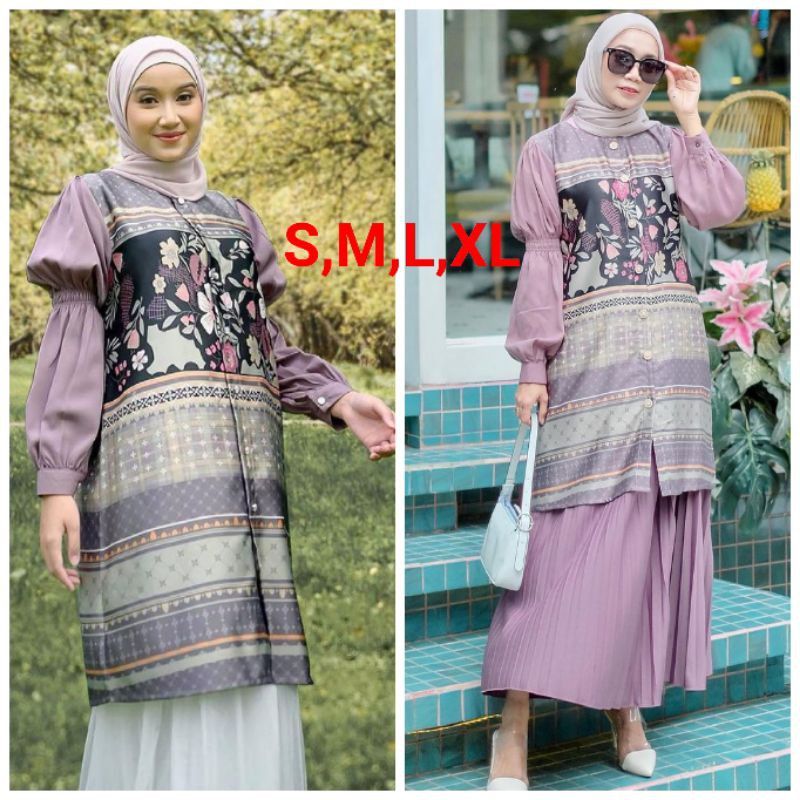 Blouse BINAR Vanilla hijab
