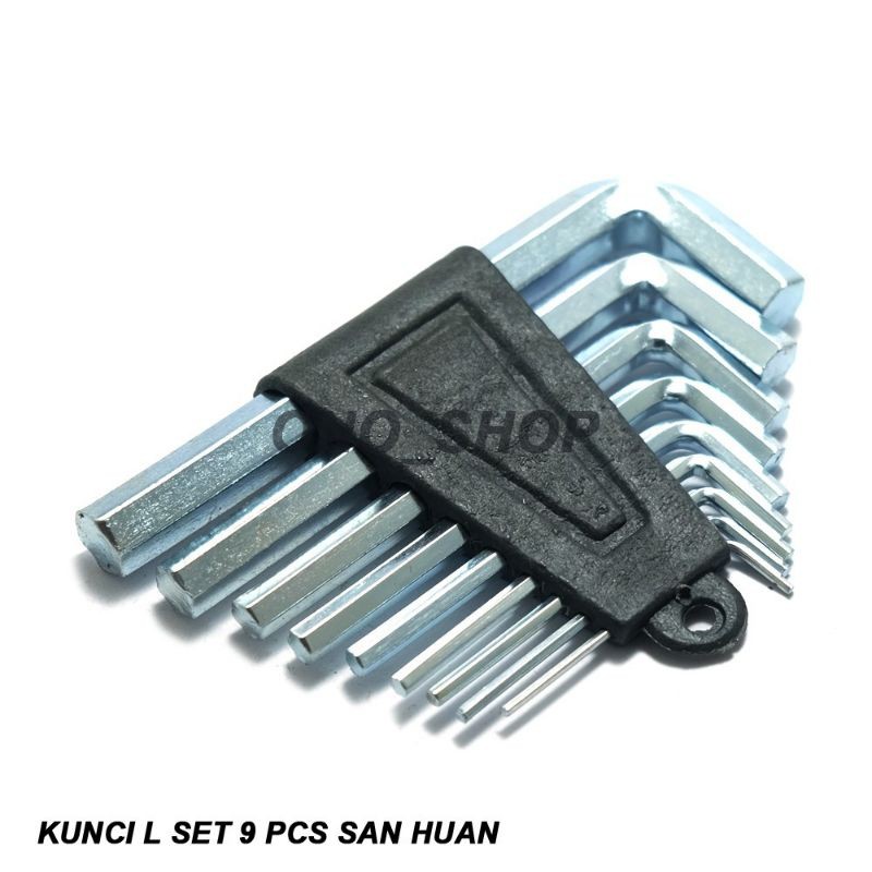 Kunci set L 9 pcs Murah Meriah SAN HUAN