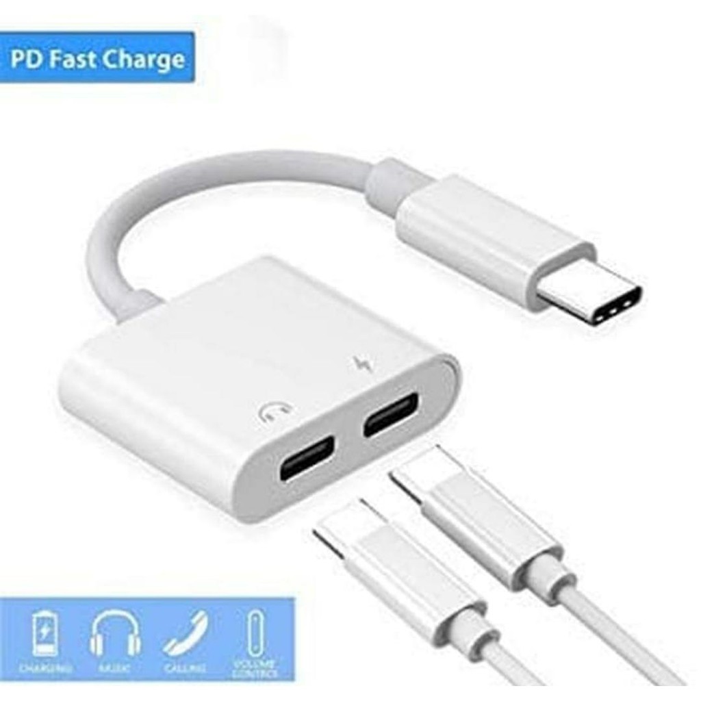 USB Type C to 2 USB Type C Female Splitter type c CHIPSET DAC