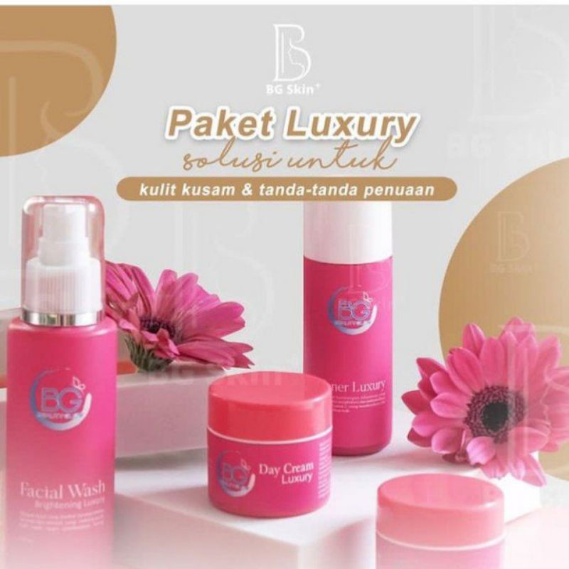 BG GLOW PAKET LUXURY WHITENING BEAUTYGLOW BG SKINCARE ORIGINAL BPOM