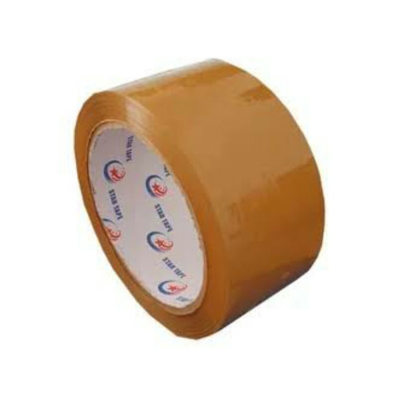 

solasi lakban coklat murah star tape 90 yard 2"(45mmx90yard)