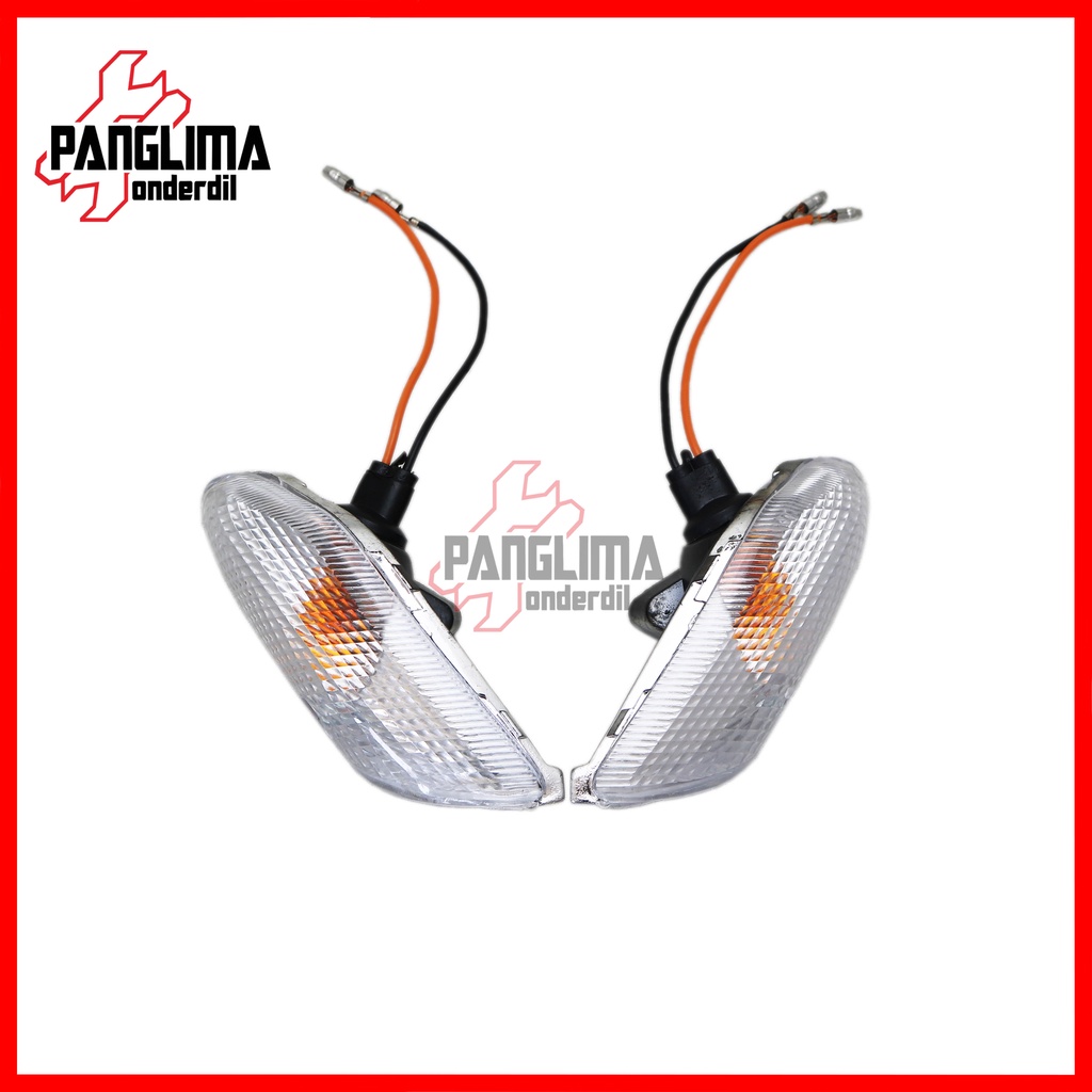 Lampu Sen Depan Force 1-F1ZR-F1-F1Z-Z-R &amp; Vega Lama Sein Ritting-Riting-Reting  Cahaya Kuning Assy