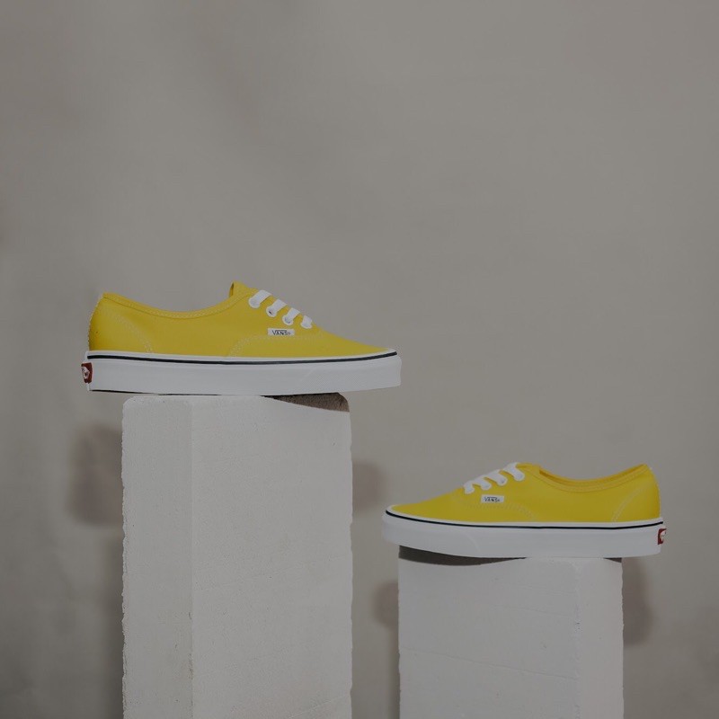 vans authentic vibrant yellow