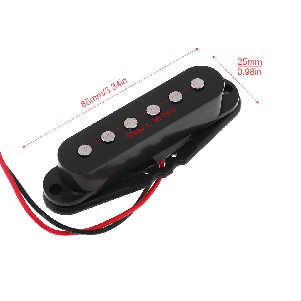 Pickup Single Coil Sound Untuk Gitar Elektrik ST SQ 6 Senar Harmonious