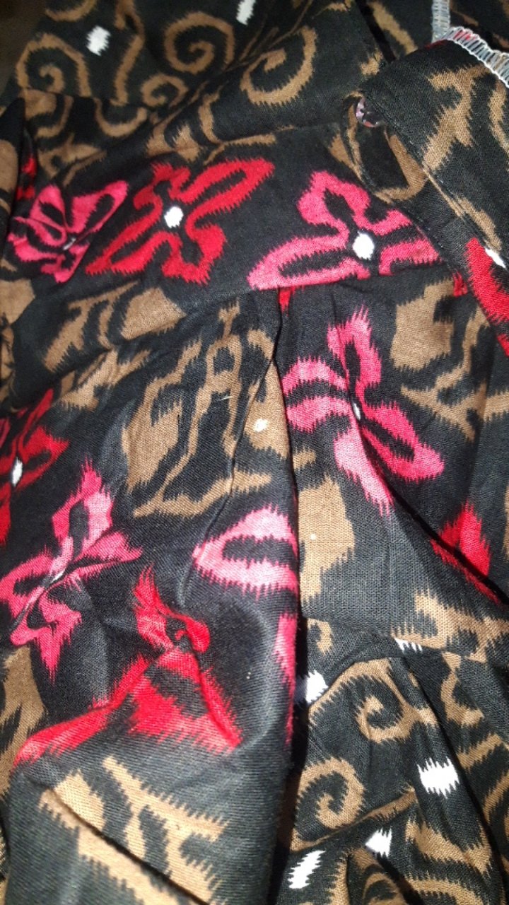 Atasan Batik Dolby Dolbi Dobby Doby Tenun Sutra Tulis Halus Katun Atbm Baron ,sarombit Atasan