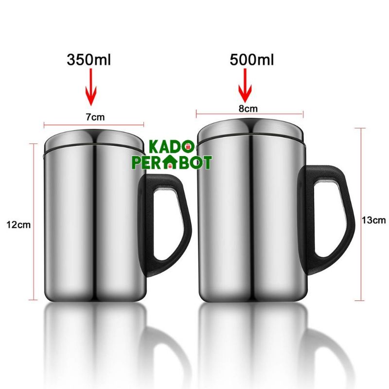 termos mug stainless steel - termos mug air minum - mug termos