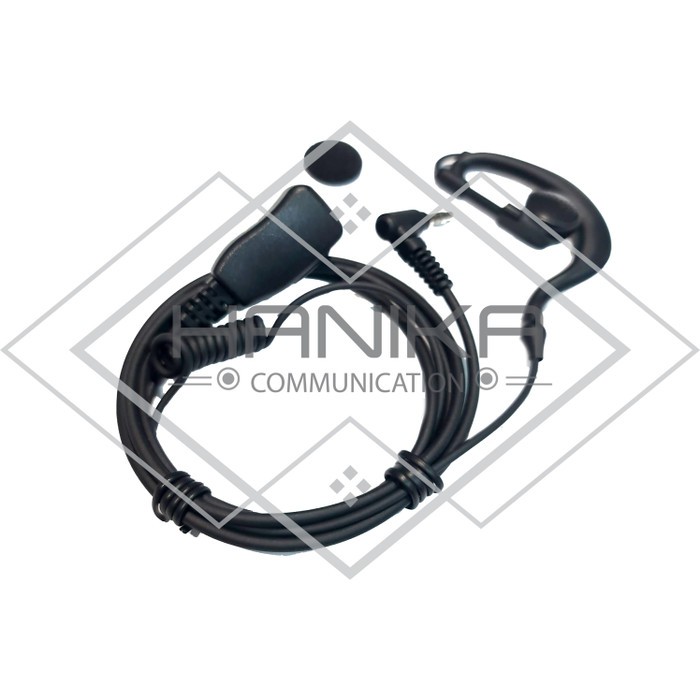 Handsfree HT POC Miten Easytalk T520 PTT Model Karet Earmic Earpiece