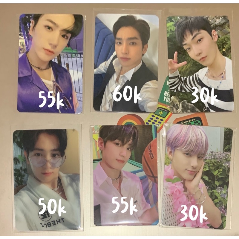 Photocard Thrill Ride The Boyz Hyunjae Juyeon Eric Kevin Sangyeon