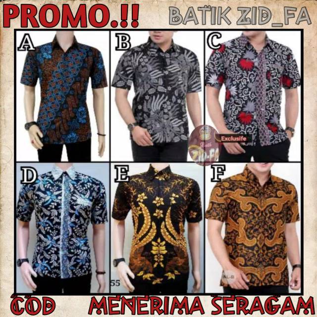 BATIK ZID_FA/ KEMEJA HEM BATIK / KEMEJA BATIK LENGAN PENDEK/ HEM BATIK MURAH/ HEM BATIK MODERN