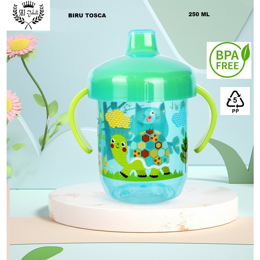 BOTOL MINUM ANAK BABY BAYI PP5 BPA FREE 250 ML GELAS CANGKIR BPA FREE