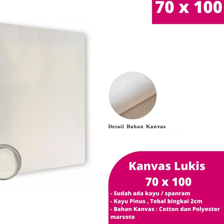 

10.10 MALL KANVAS LUKIS 70X100 CM / CANVAS 70 x 100- MEDIA LUKIS TERLARIS - KUALITAS TERBAIK