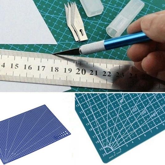 

Paling Disukai.. TOOL Alas Potong Ukuran A3 /A4 PVC Cutting Mat Cutting Pad Board Alat DIY Double Size