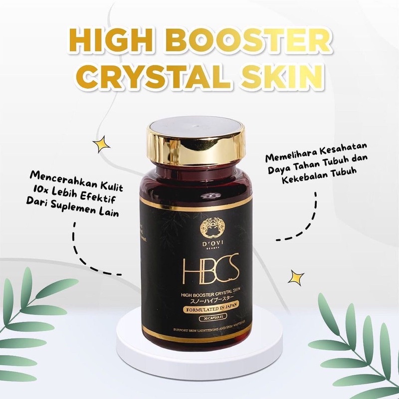 HIGH BOOSTER CRYSTAL SKIN By OVISKIN / D'OVI BEAUTY ORIGINAL 100%