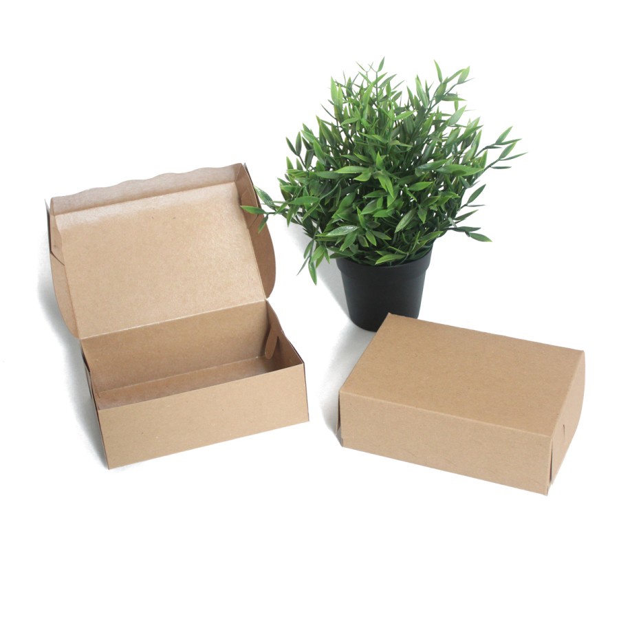 

Paper Box Kardus Snack Kertas Kemasan Kotak Makanan Kue Brownies Lapis Legit Dus Roti Food Packaging 16x12x5,5