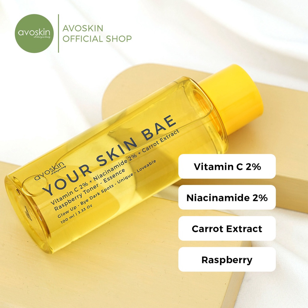 Toner Avoskin Your Skin Bae Vitamin C 100ml-Mencerahkan Kulit Wajah