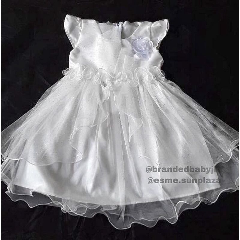 DRESS PUTIH MURAH KUALITAS PREMIUM TILE ANAK 0-5 TAHUN COCOK UNTUK PESTA ULANG TAHUN / AQIQAH / AKIKAH , BAPTIS / BABTIS (DRESS TIDAK TERMASUK BANDANA