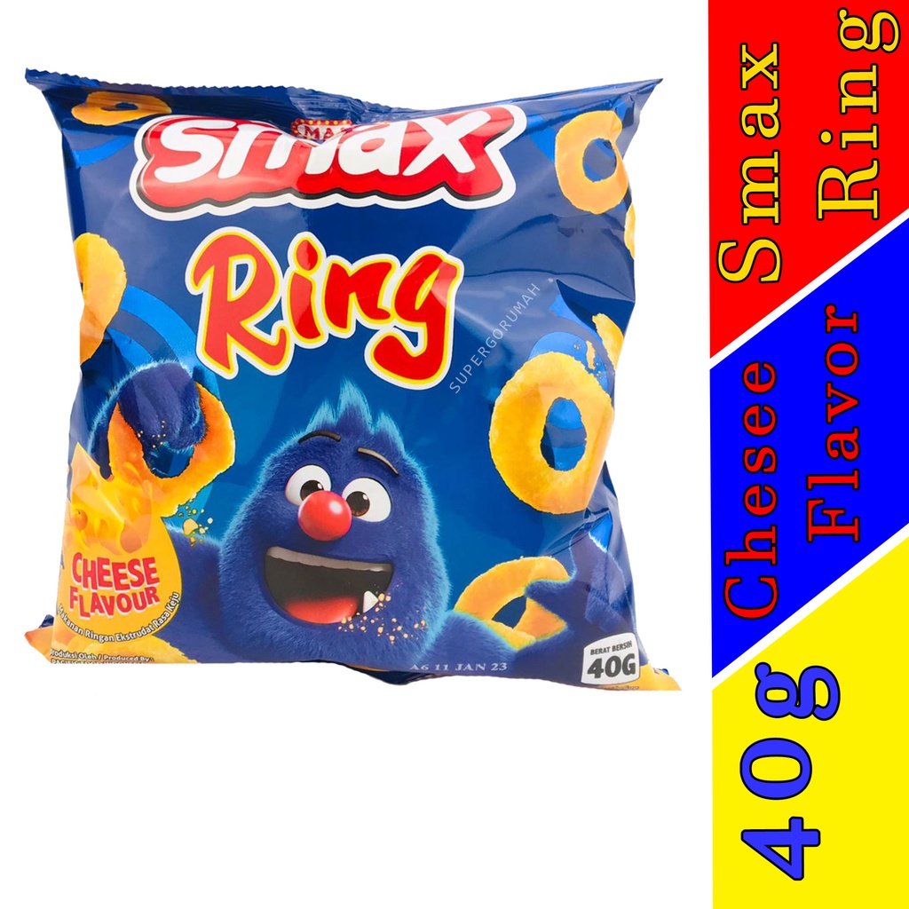 

SMAX RING- SNACK - CEMILAN GURIH- CHEESE FLAVOUR - 40g