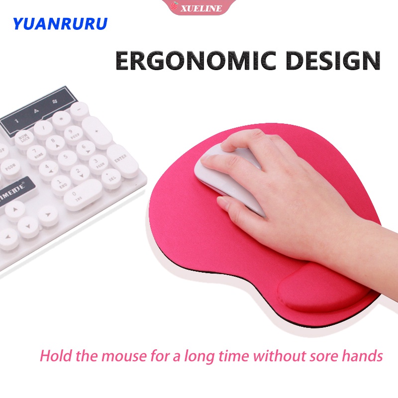 Mouse Pad Gaming Bahan EVA Ramah Lingkungan Warna Polos Untuk Komputer / Laptop