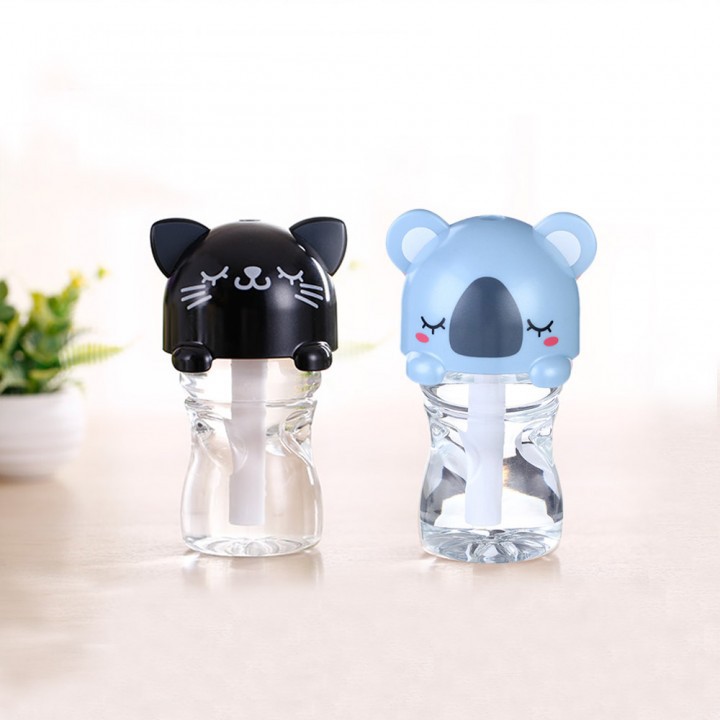USB Mini Portable LED Cartoon Bottle Caps Humudifier 280ml
