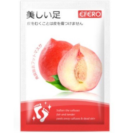 Efero Exfoliating Baby Foot Mask Masker Kaki Peeling Lavender &amp; Aloevera