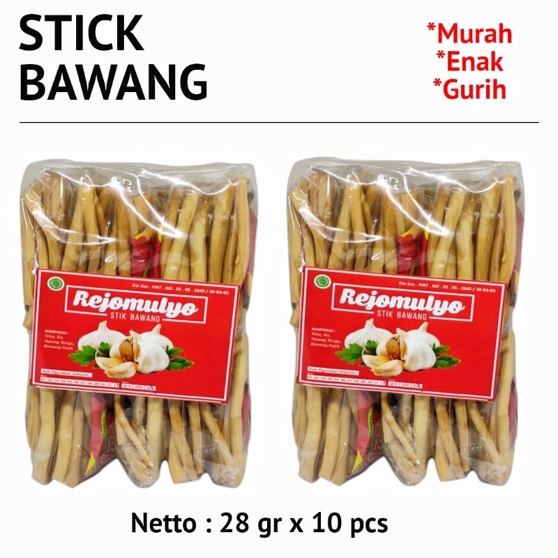 

Stick Bawang Enak Gurih 28 gr x 10 Pcs.[Anda Belanja Anda Beramal]