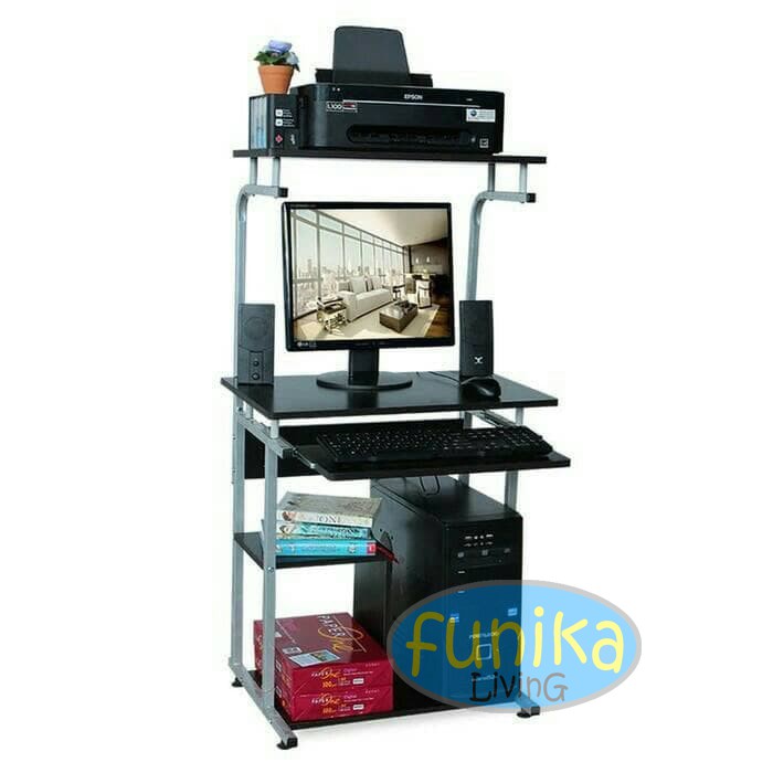 Meja Komputer Meja Printer 905 Walnut Termurah Berkualitas Meja Komputer Meja Printer 905 Walnut Termurah Berkualitas