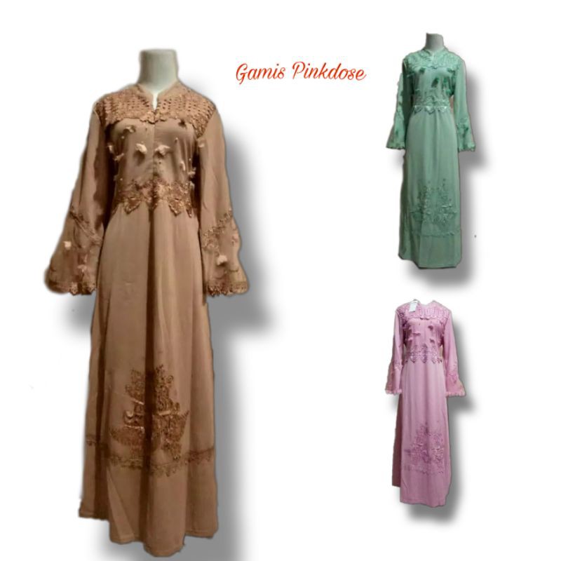 Gamis mewah pinkdose
